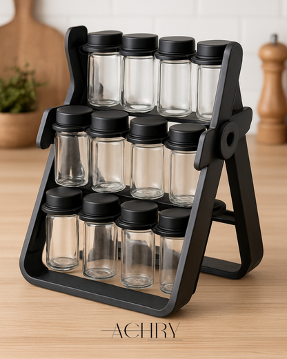 منظّم التوابل الدوّار 18 في 1-Spice Tower 18